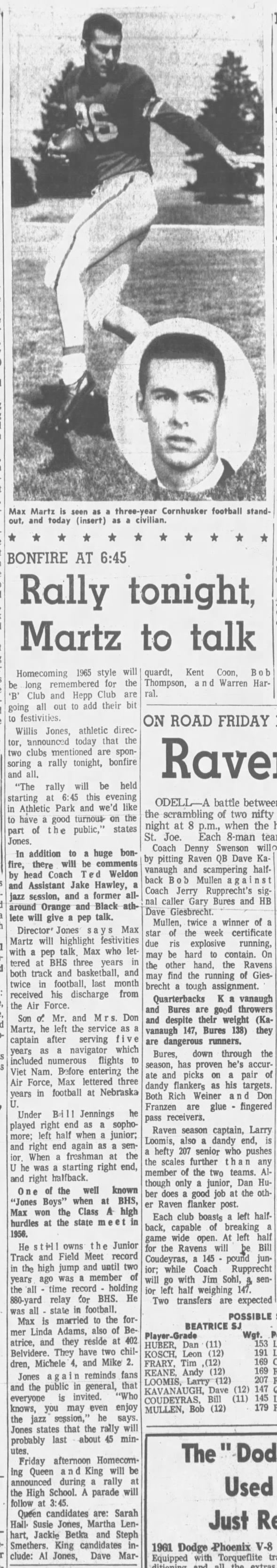 Clipping from Beatrice Daily Sun